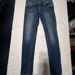 Miss Me Dark Blue Skinny Jeans